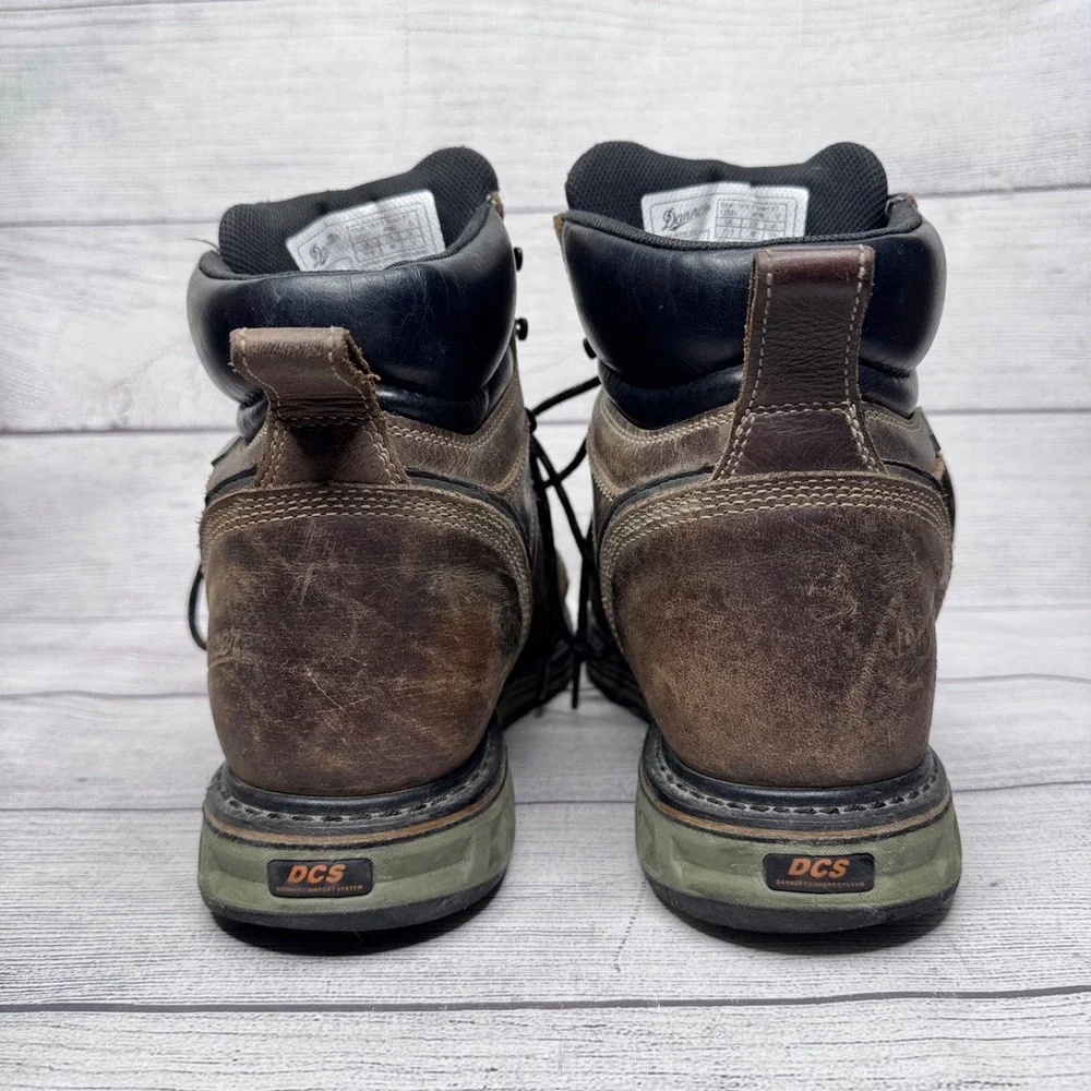 Danner Steel Yard 6 Inch Brown ST Steel Toe Work Boots‎ Mens 11.5 D