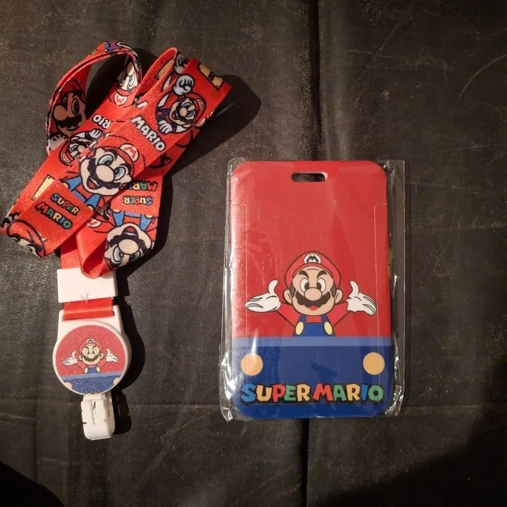 Super Mario Brothers Lanyard/ID Cardholder