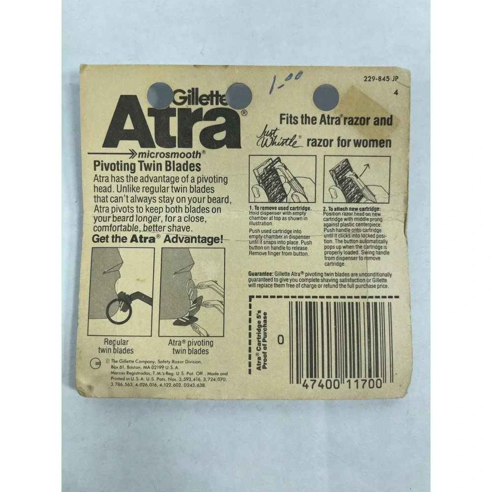 gillette atra pivoting