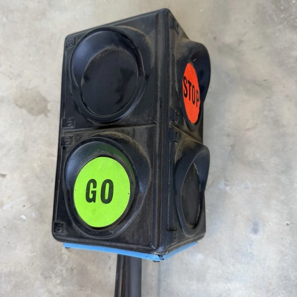 Vintage Traffic  Signal Light Double 3D‎ Parking Meter For Train Sets Display