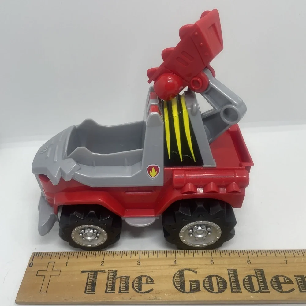 PAW Patrol Dino Rescue Pup Marshall Vehicle Car Truck‎ Spin Master Red Fire