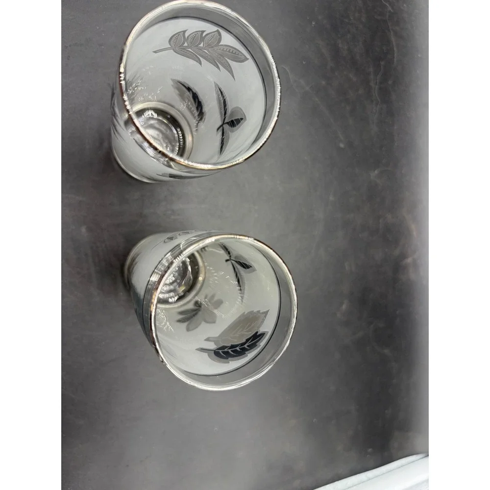 Libbey vintage frosted