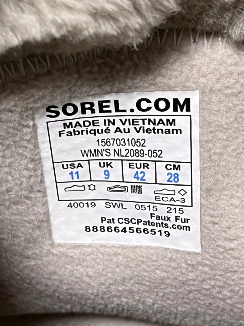 Sorel traction color