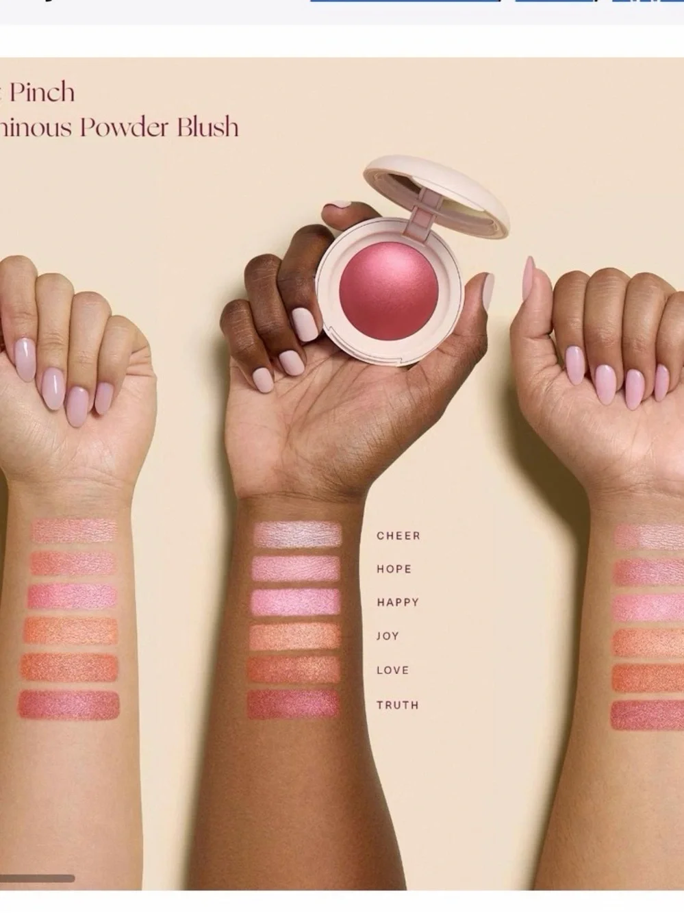 Rare Beauty sheer buildable