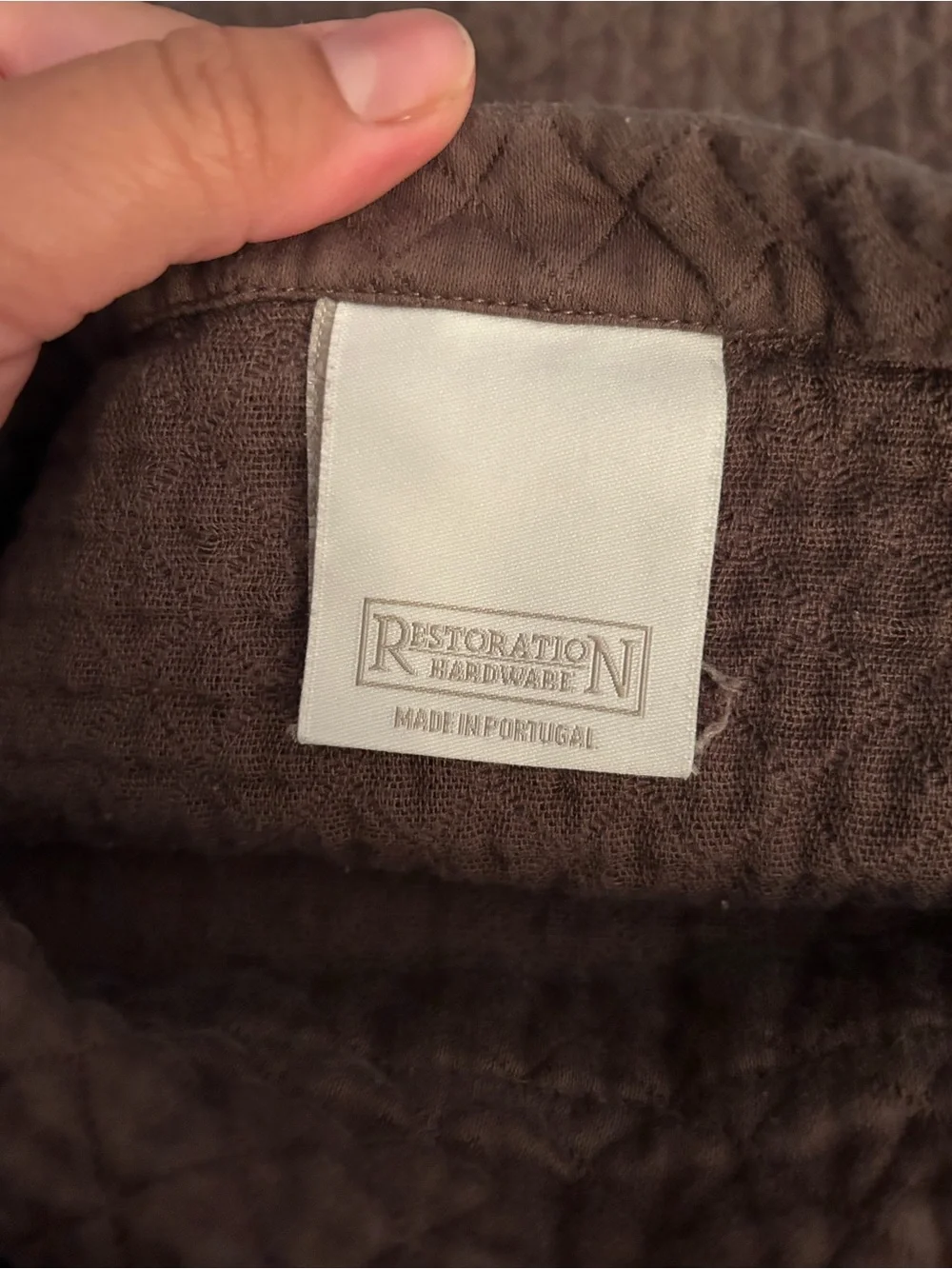 Restoration Hardware single soft