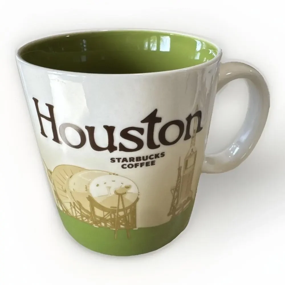 Starbucks Houston Texas Coffee Tea Mug Collector Series 16 fl oz 2008
