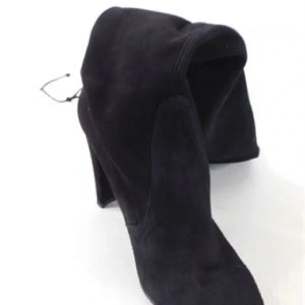Stuart Weitzman Highland Black Suede Over-the-Knee Boots Women’s Size 8.5