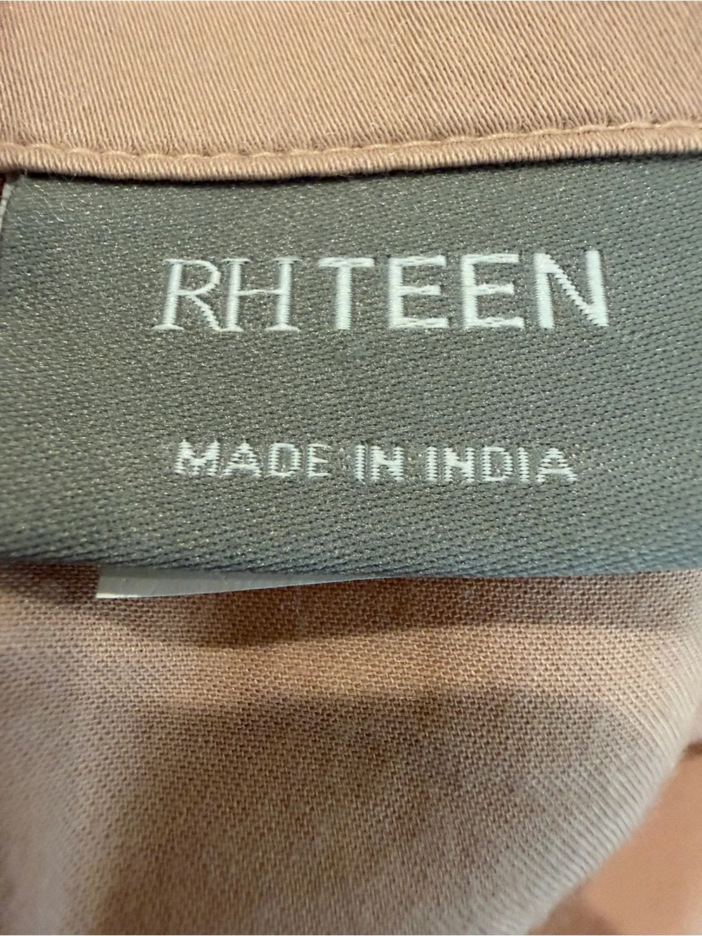 RH Teen shams finish