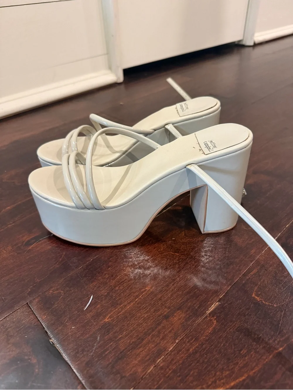 Jeffrey Campbell glossy white