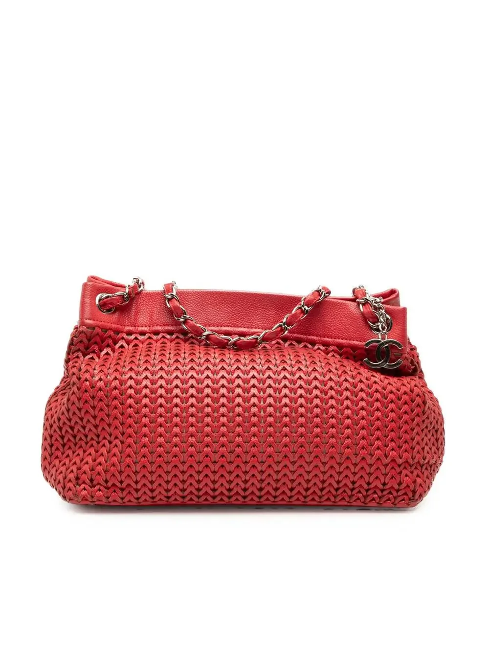 Chanel Woven Caviar Cc Charm Tote Pre- #339169C14B