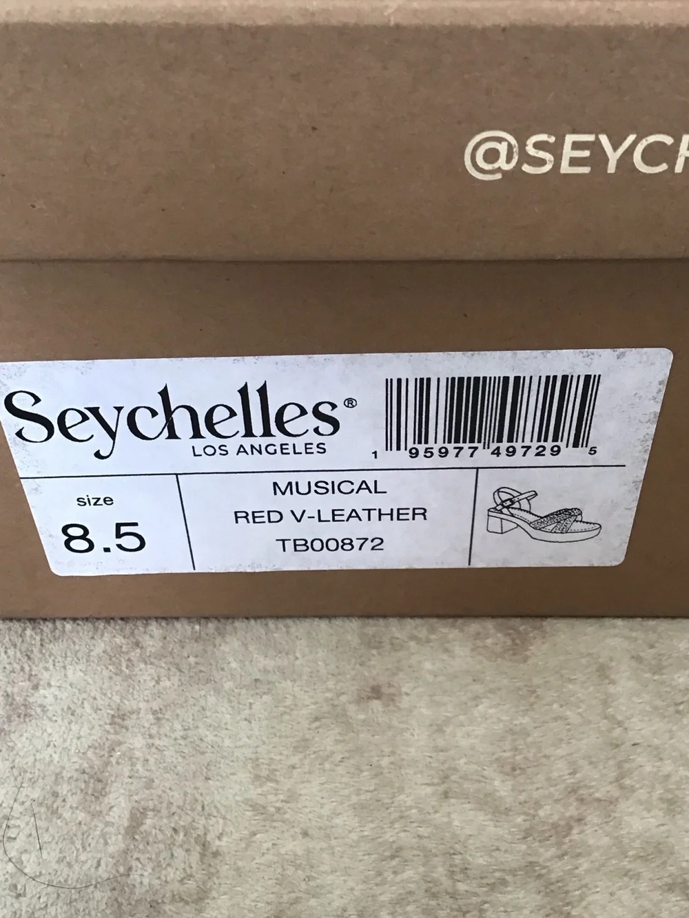 Seychelles bold red