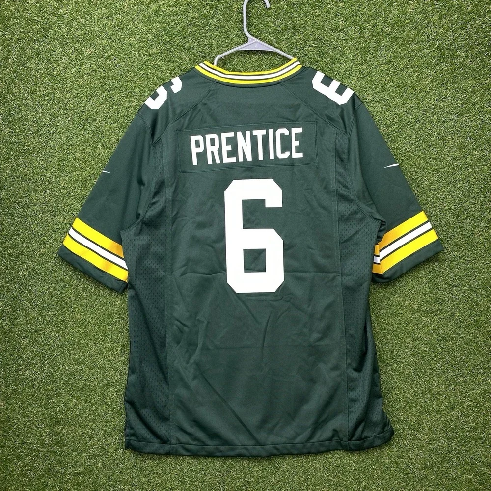 Arizona Cardinals Nike Football Jersey Mens Size Large #6 Prentice Green Away