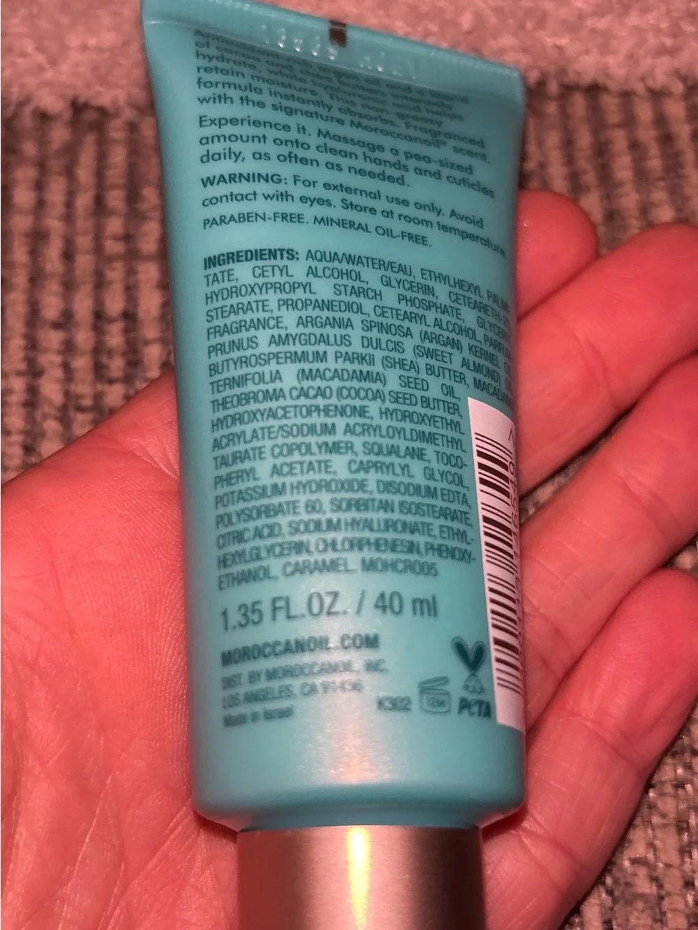 ☀️5/$20 Moroccanoil Rich Nourishment Hand Cream Fragrance Originale