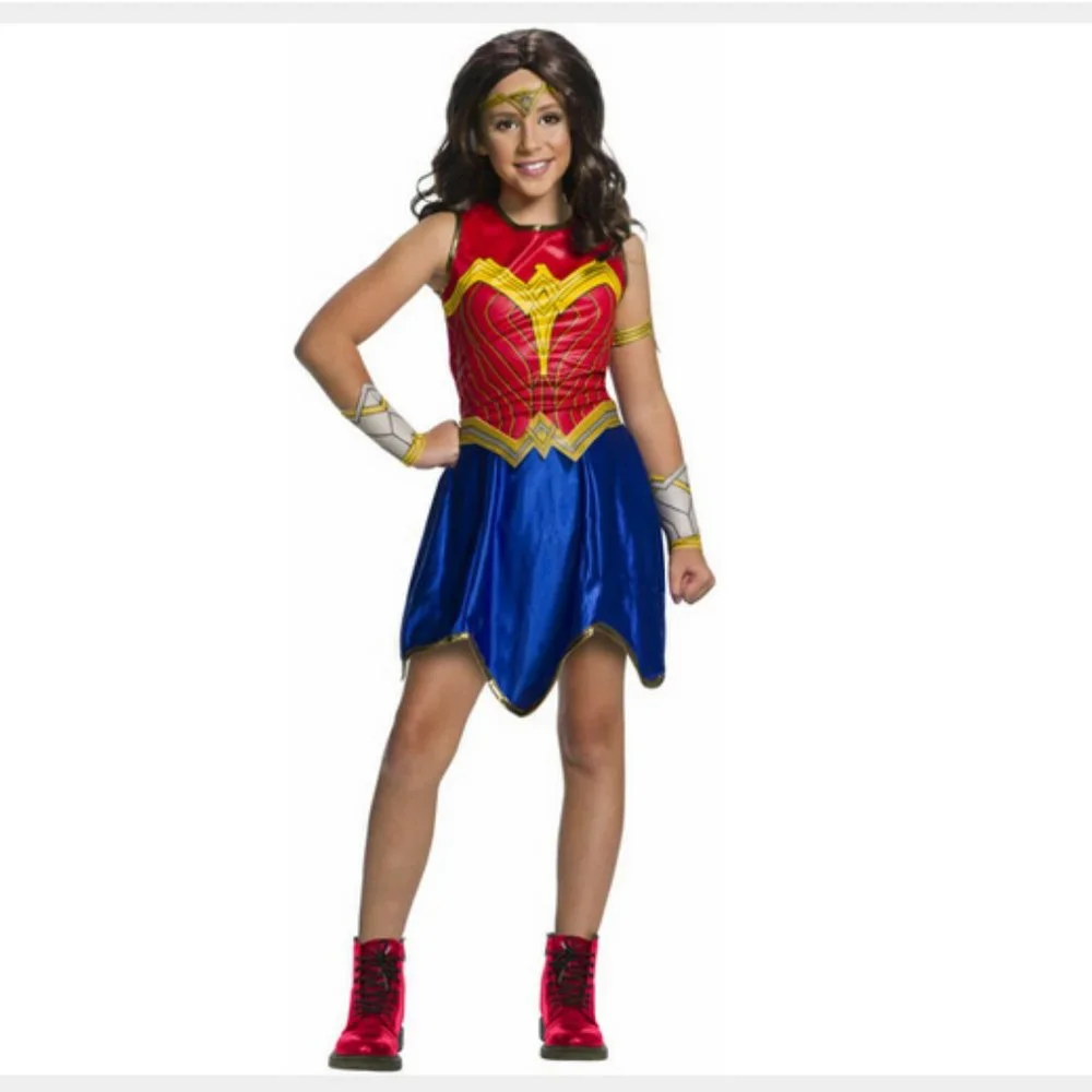 Kids Girls 1984 Wonder Woman Halloween Costume Small (3-4 years)