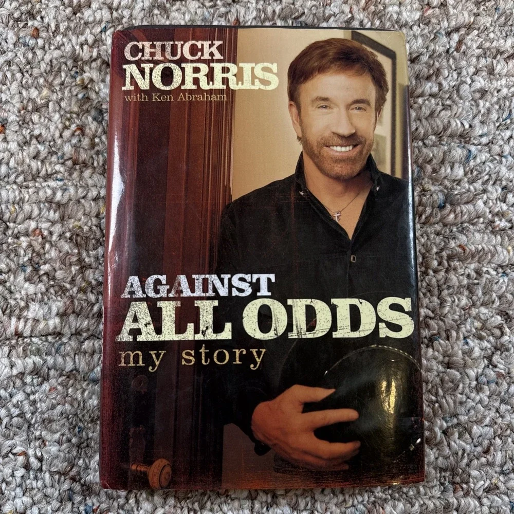 Chuck Norris Against All Odds‎ My Story Hardcover 2004 Autobiography Excellent