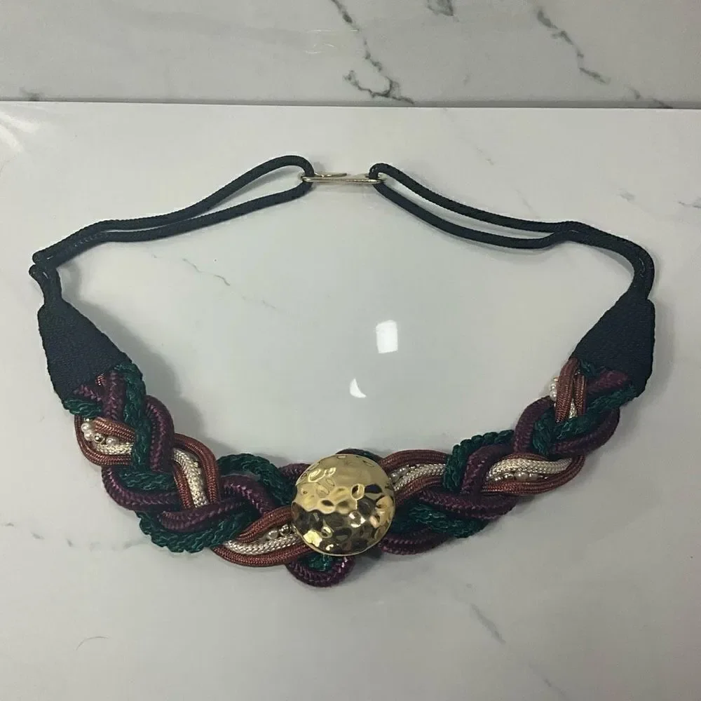 Vintage braided belt