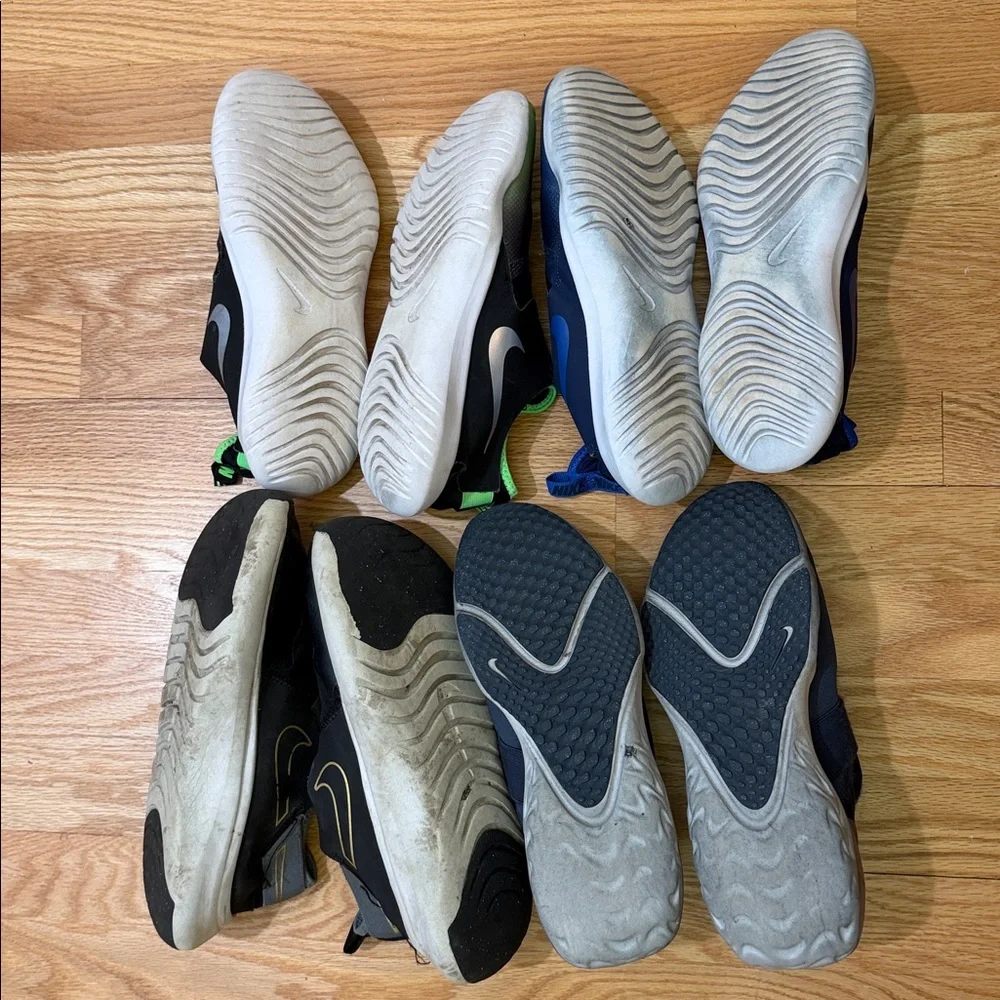 NIKE Athletic Casual Slip-On Sneakers Bundle Size 7Y