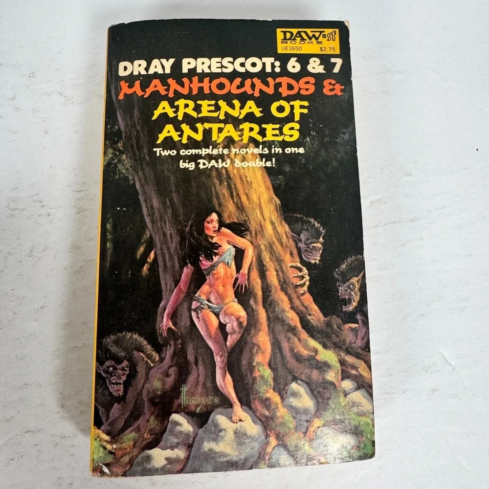 Manhounds Arena of Antares Alan Burt Akers 1981‎ First Printing DAW Double
