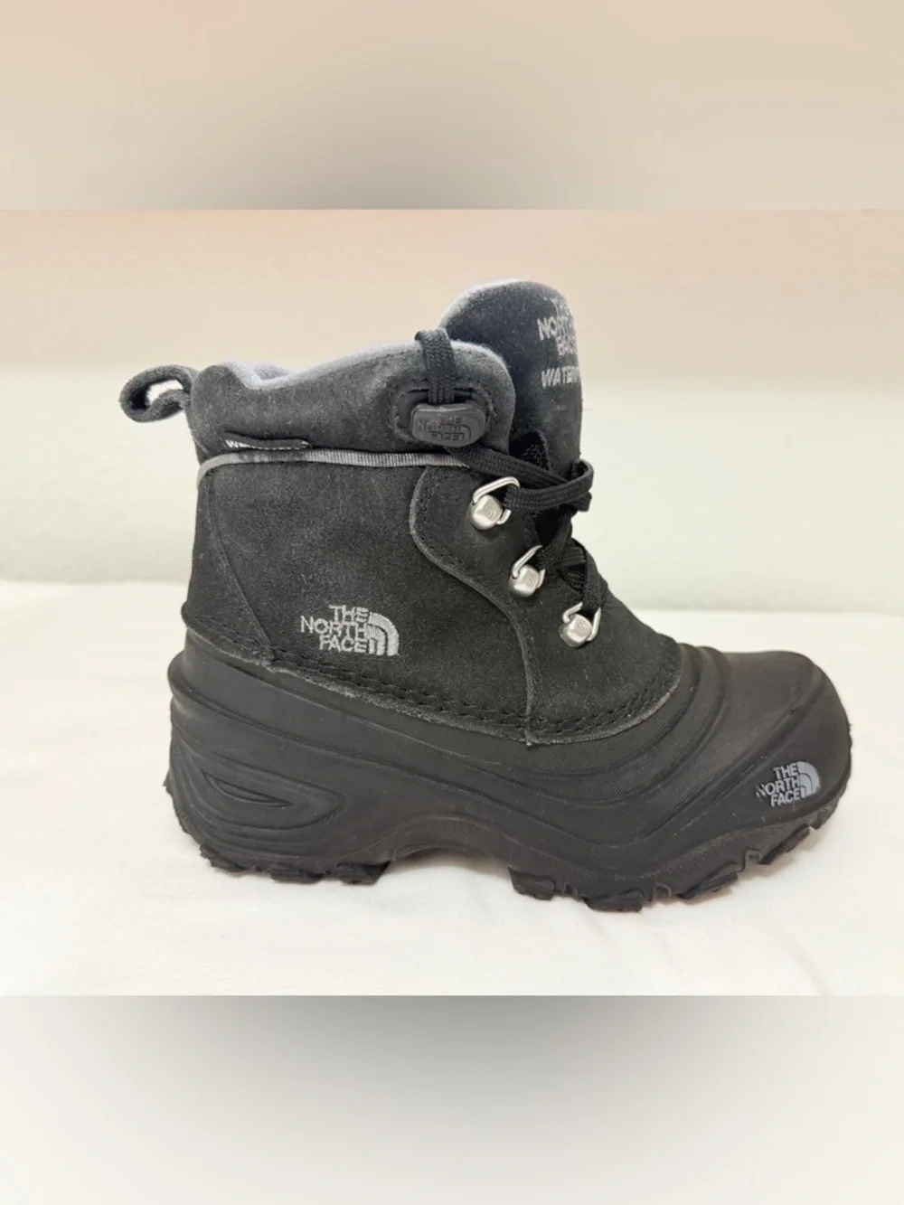 The North Face Waterproof Snow Boots Kids US 12 Black Winter
