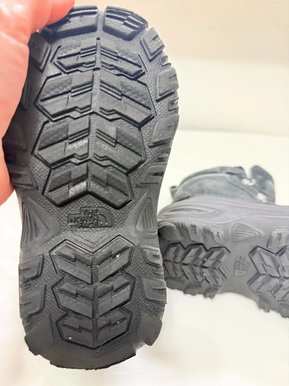The North Face Waterproof Snow Boots Kids US 12 Black Winter