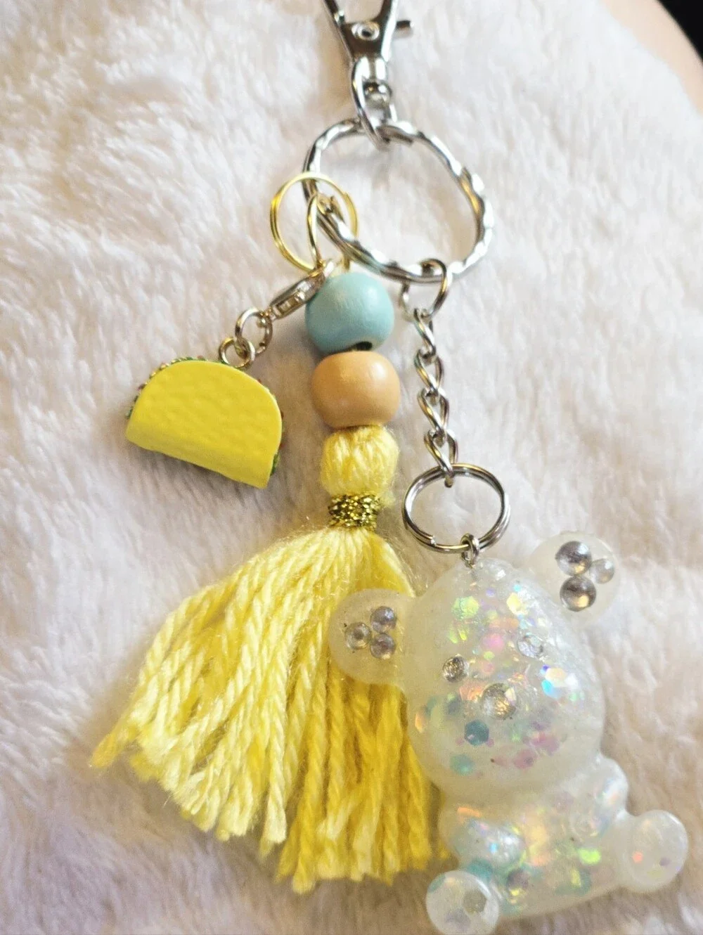 Handmade bright yellow