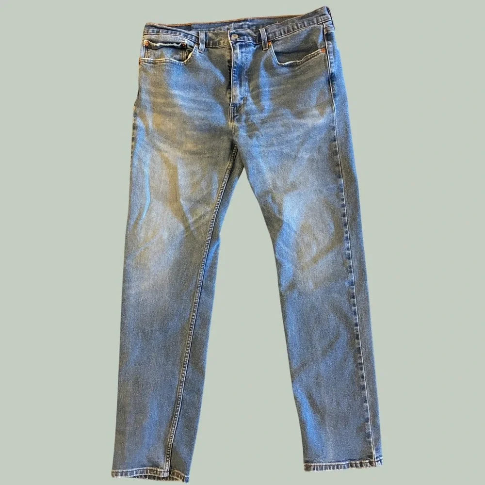 Levis 502 Regular Taper Jeans Mens 36x34 Blue Denim‎ All Seasons Tech 29507-0888