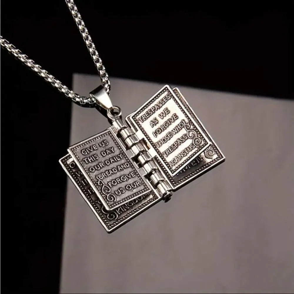 Stylish‎ Foldable Bible Cross Pendant Necklace