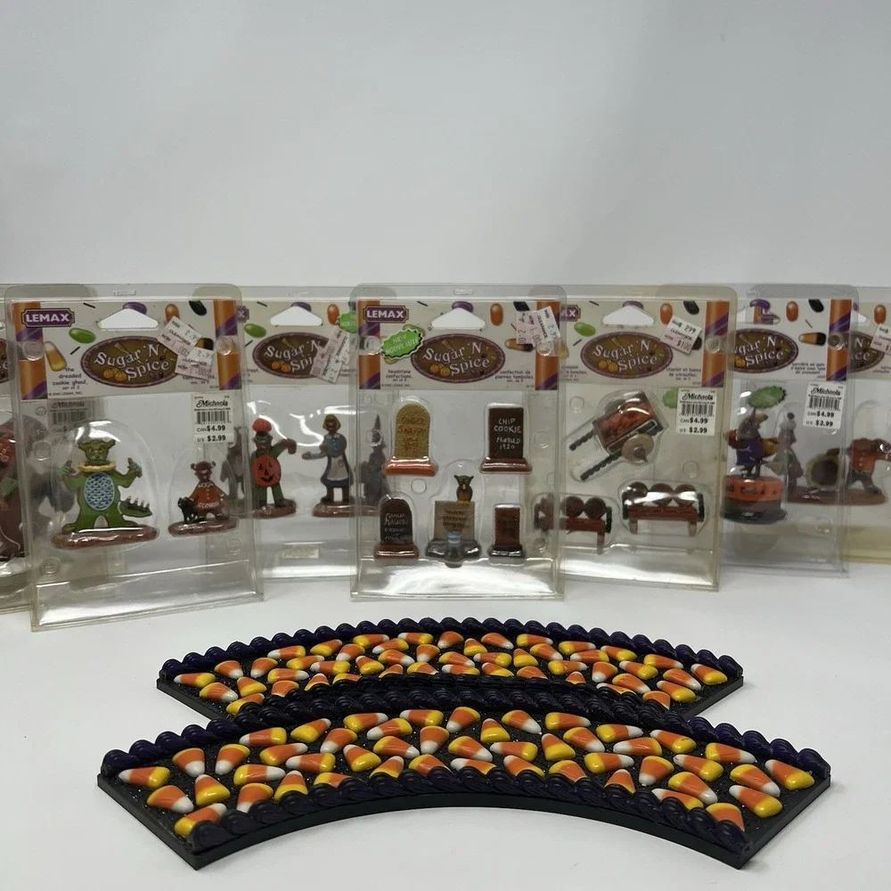 Lemax 2005‎ Sugar 'N Spice Halloween Village Accessories Lot Of 10 Retired