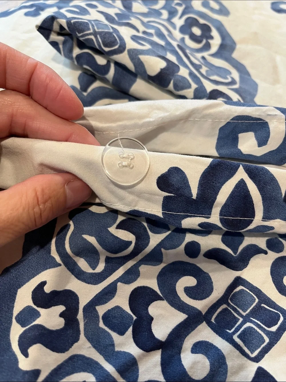 Pottery Barn cream ivory