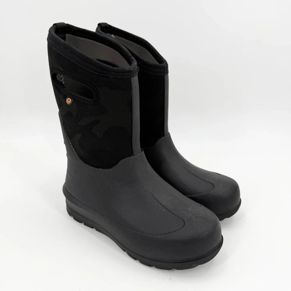 Bogs Neo Classic Waterproof Camo Neoprene Rubber Pull On Boots Youth Size 5