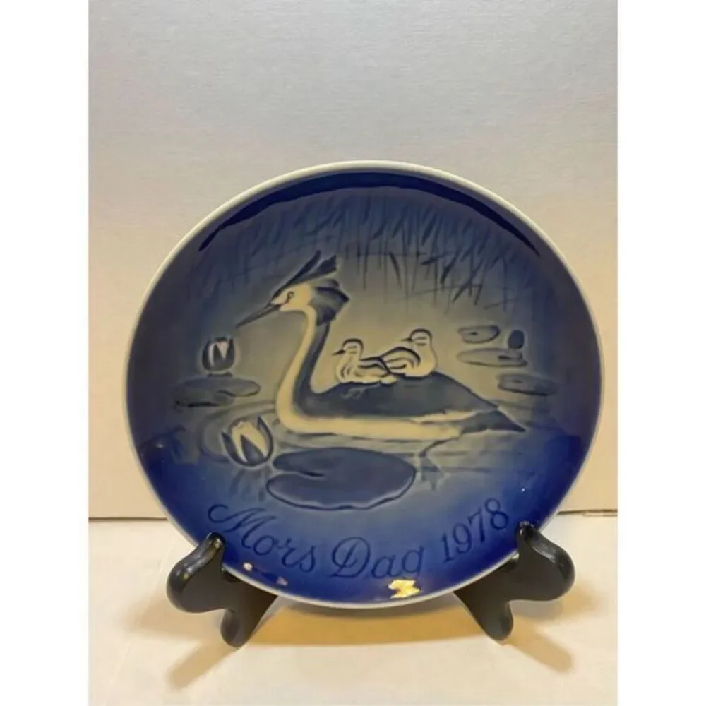 1978 BING & GRONDAHL B & G MOTHER'S DAY MORS DAG PLATE DENMARK 6
