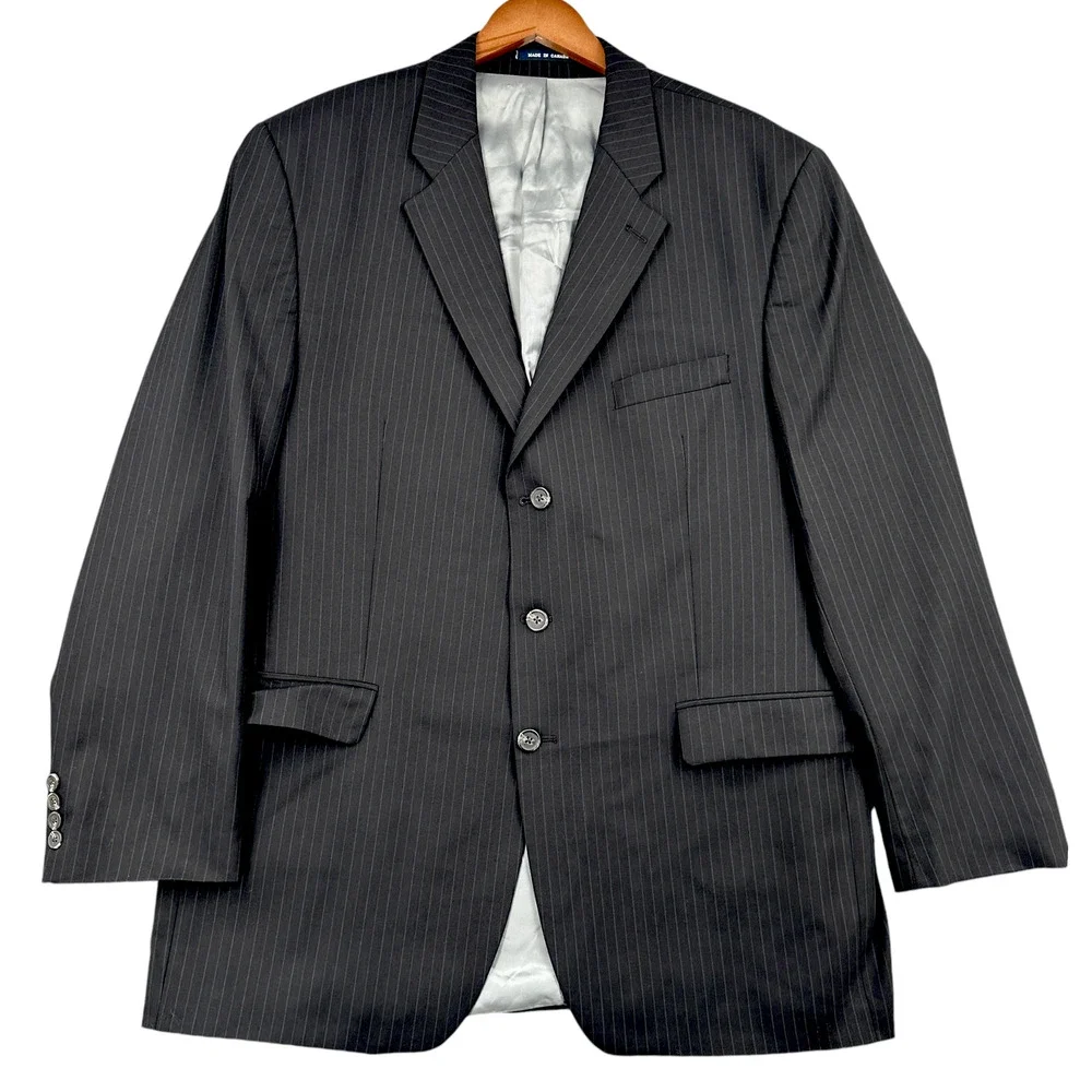 Ralph Lauren Blazer‎ Wool 3 Button Notched Lapel Single Breasted Jacket 46L