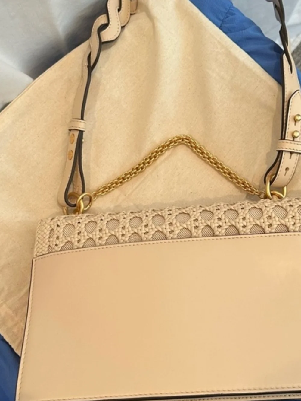 Tory Burch striking expression