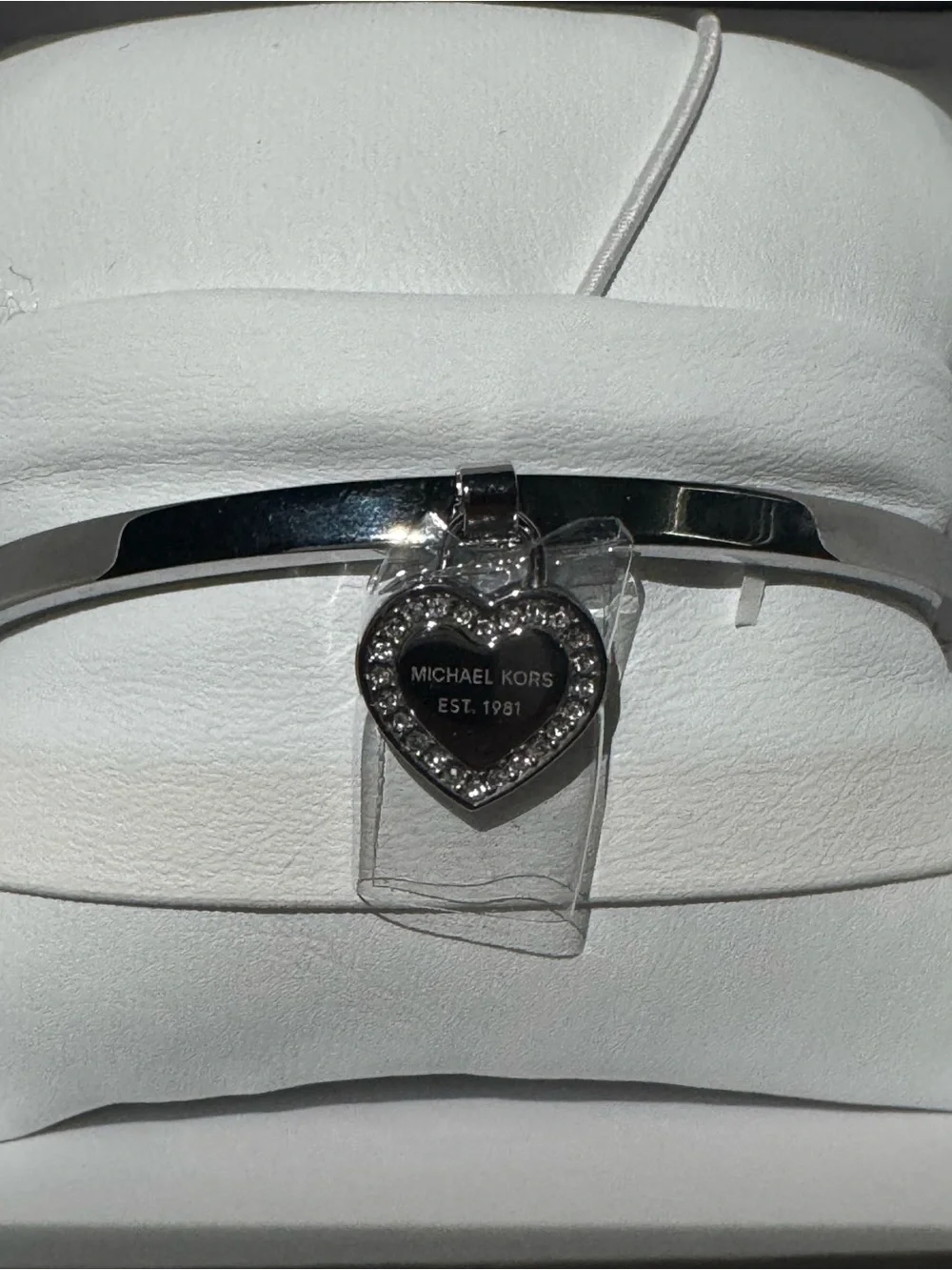Michael Kors sleek silver