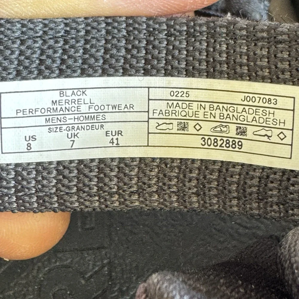 Merrell men black