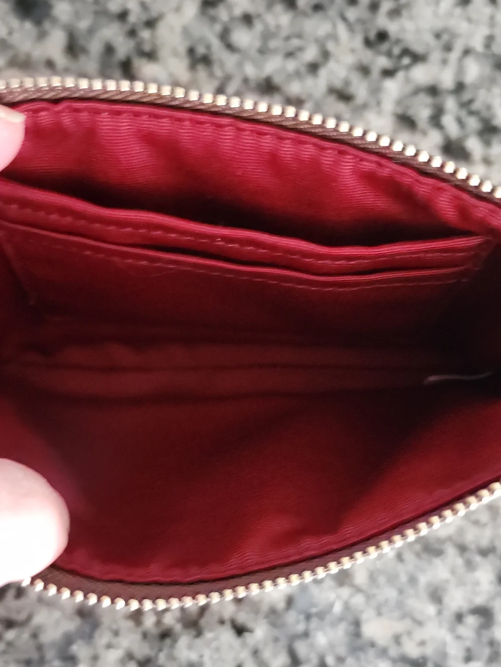 Coach compact wristlet