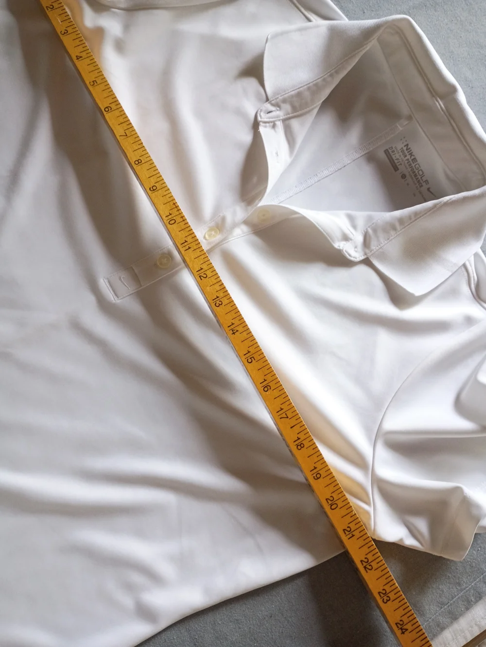 Nike white polo