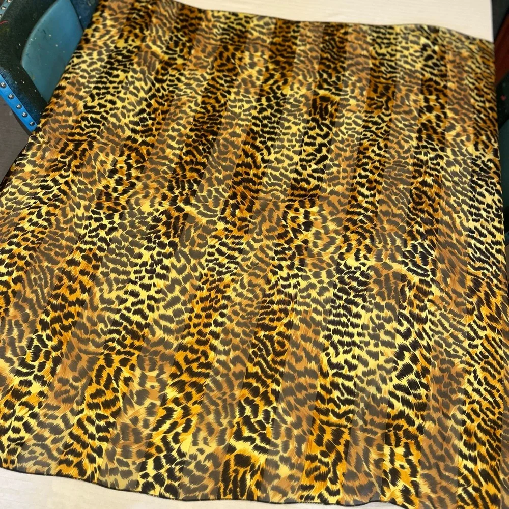 Large Vintage Leopard Scarf
