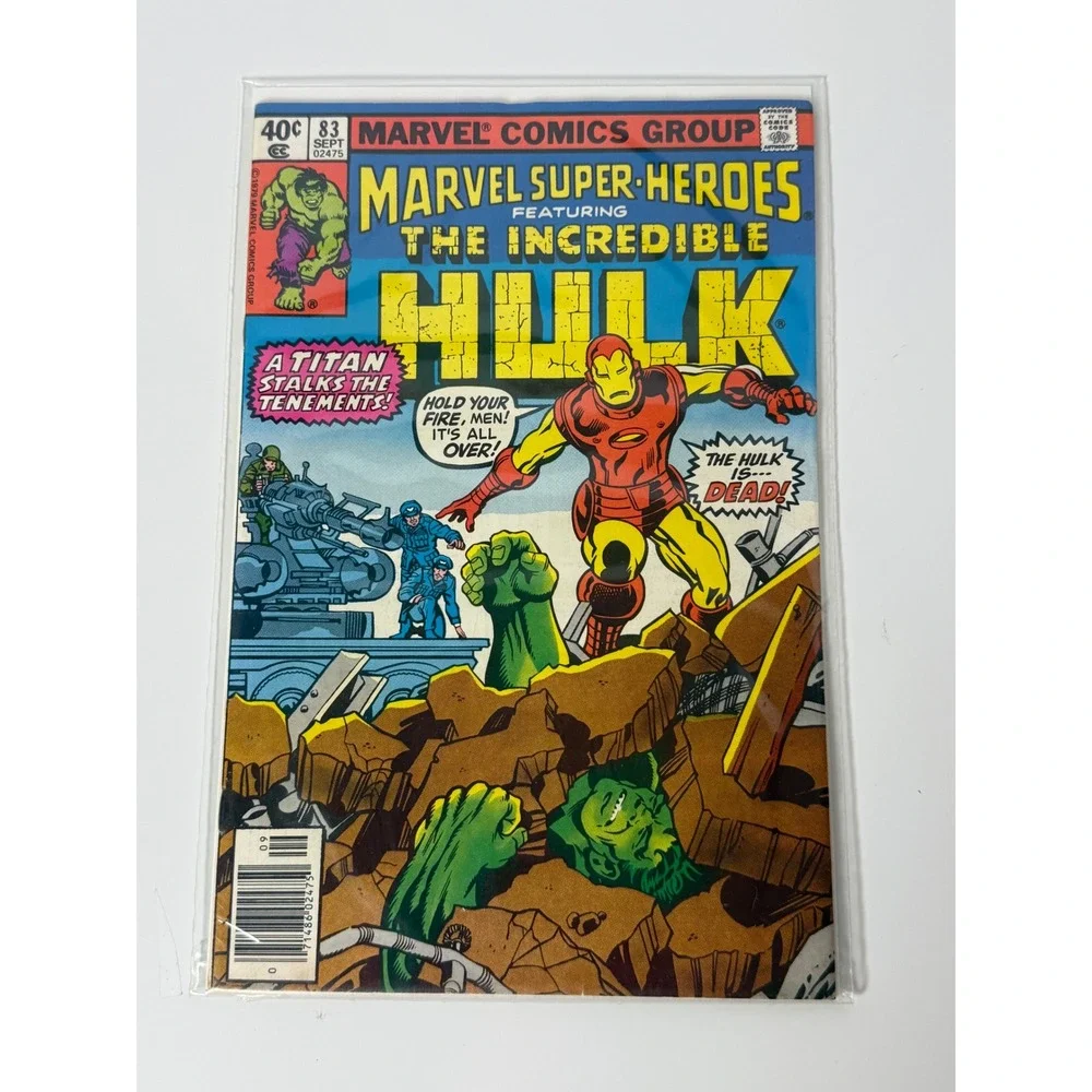 Marvel Super Heroes Featuring The Incredible Hulk‎ 83 Iron Man Sept 1979 Comic