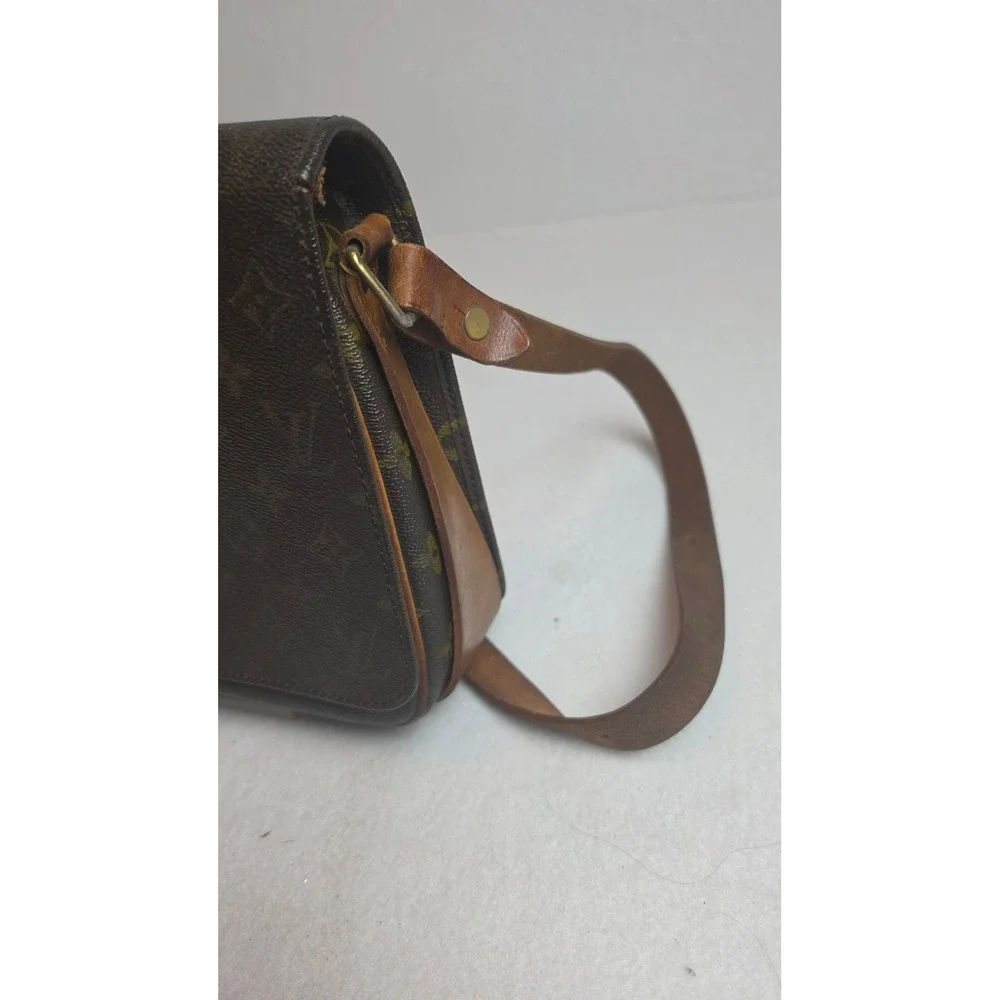 Authentic Vintage Louis Vuitton Monogram Cartouchière 26 GM Crossbody Bag - 1985