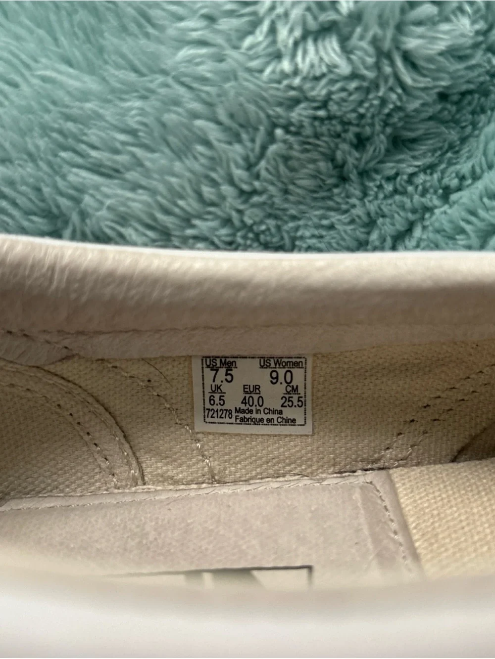Vans women’s size