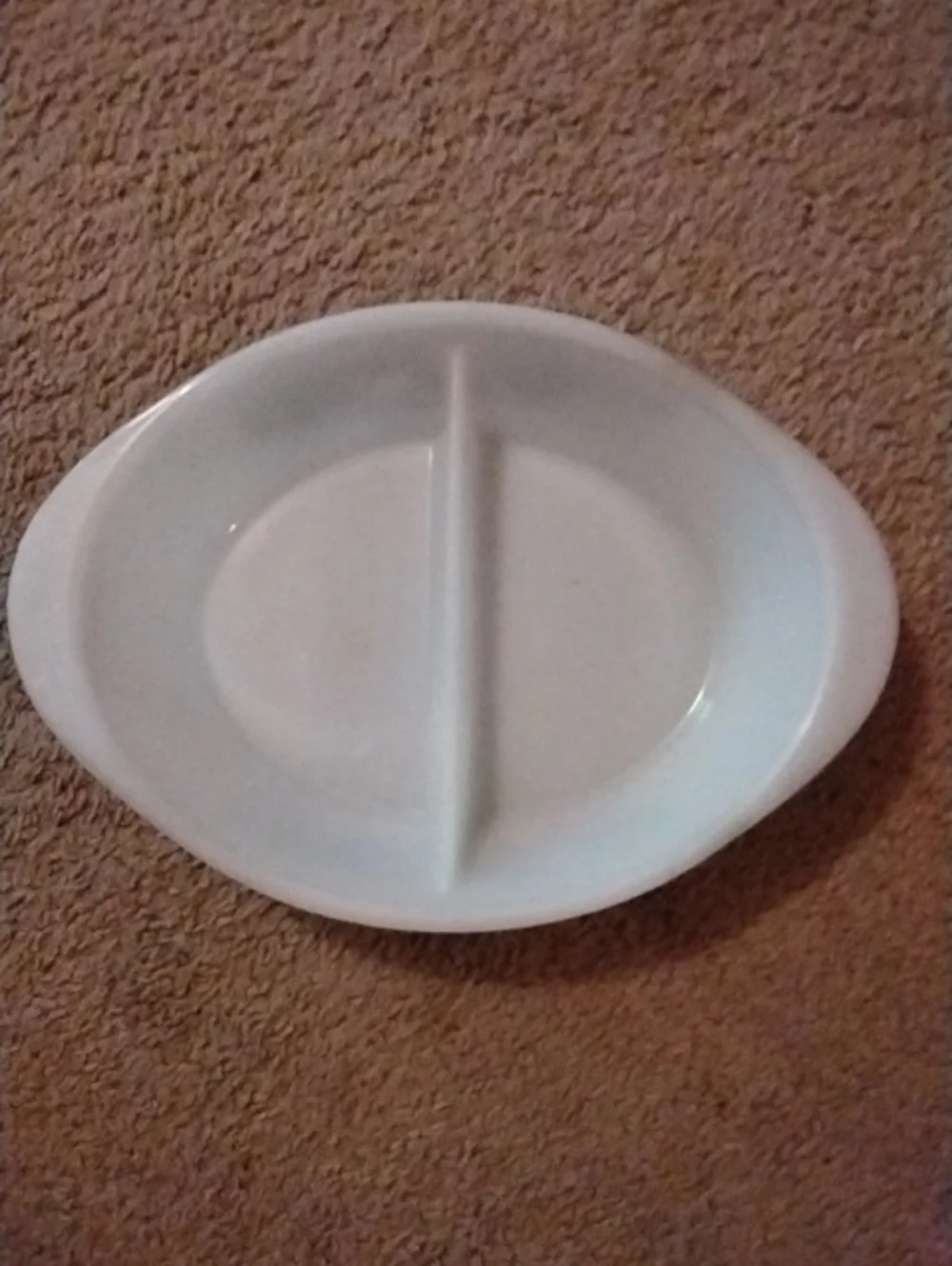 Glasbake white ceramic