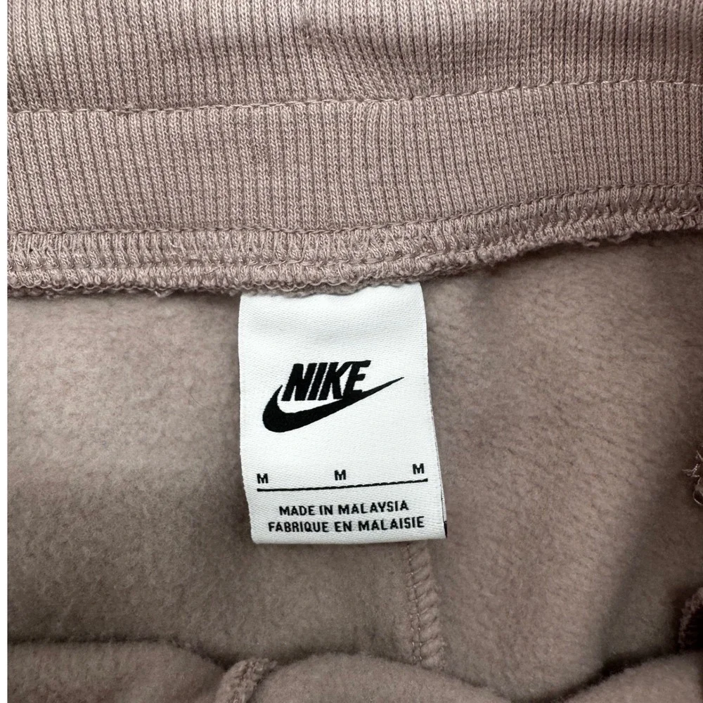 Nike Phoenix Fleece High Waisted Joggers Brown Mauve DQ5888-272 Womens Medium