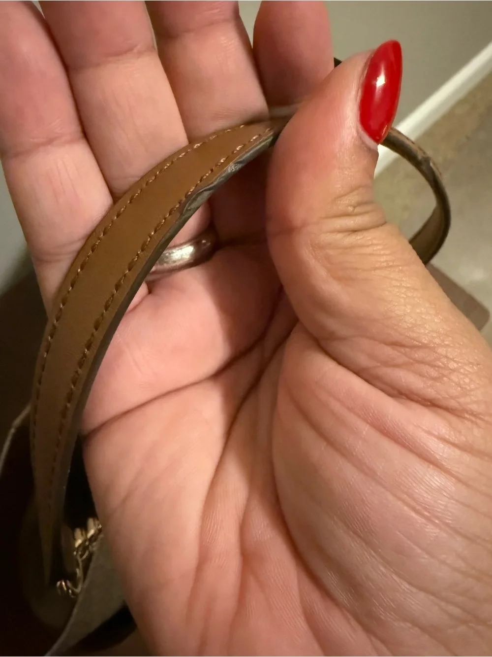 Michael Kors camel multi
