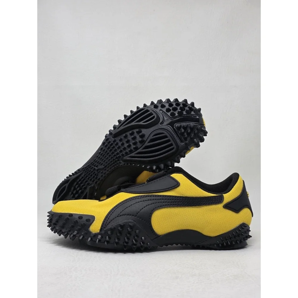PUMA Yellow/Black Strap Low Top Athletic Sneakers Youth Size 5.5 403729-06 New