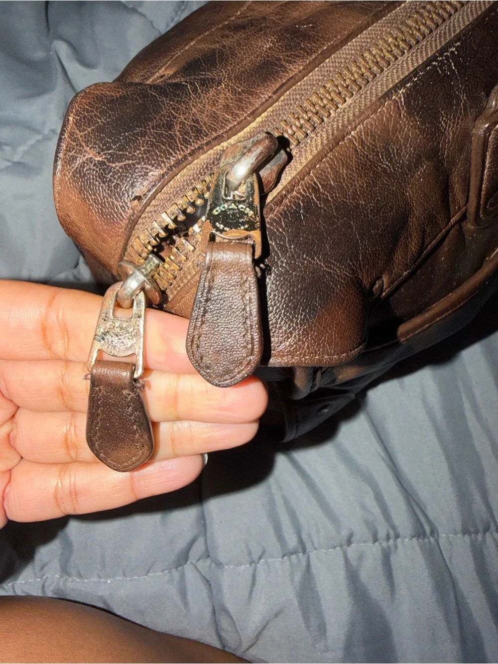 Coach classic leather