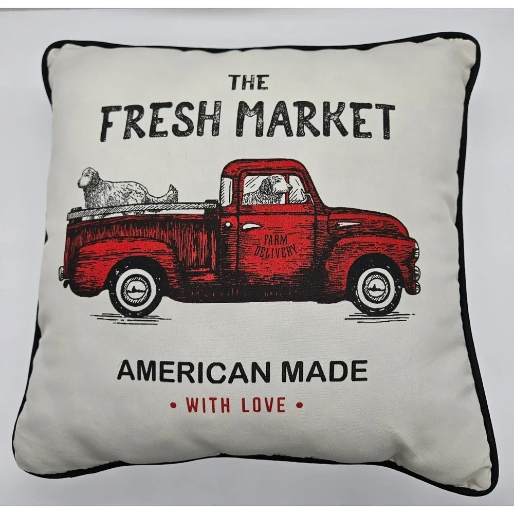 The Fresh Market decorative throw