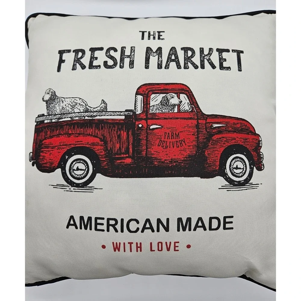 The Fresh Market decorative throw