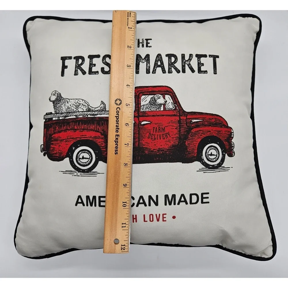 The Fresh Market decorative throw