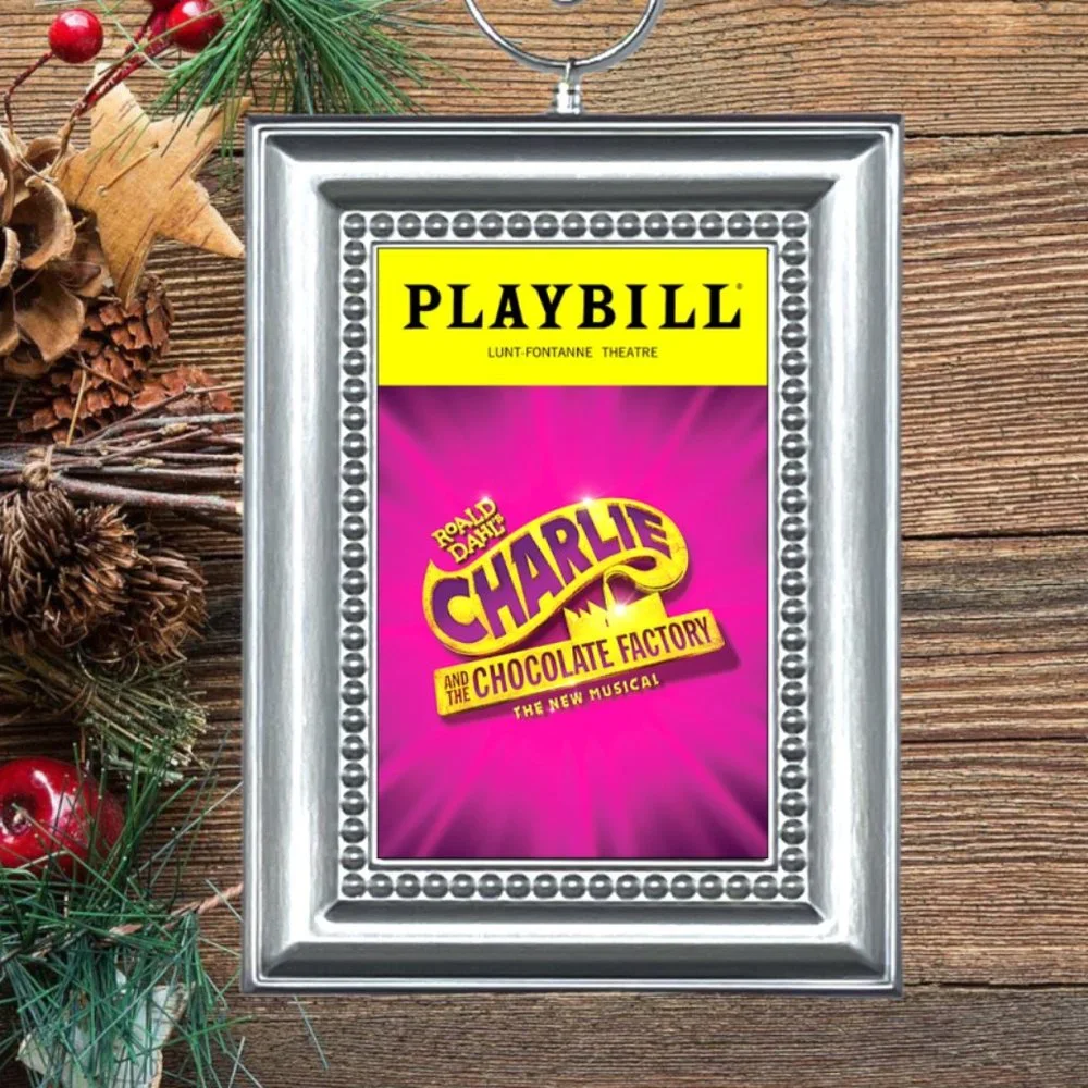 Charlie And The‎ Chocolate Factory Broadway Musical Playbill Christmas Ornament
